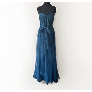 caspian sea bridesmaid dress Azazie Norah